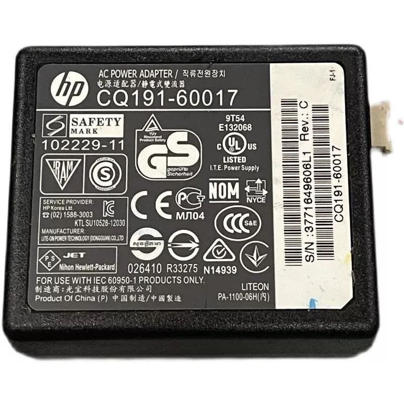 Original HP OfficeJet 5742 5744 Printer Netzteil Ladegerät Ladekabel